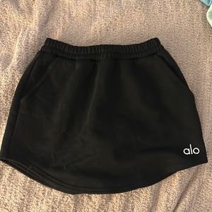 Alo High Waist Accolade Sweatshirt Skirt